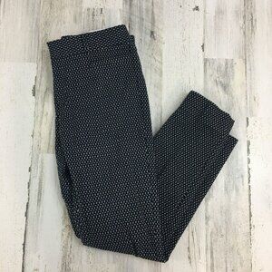 Banana Republic Sloan Pants Womens Size 4 Black White Textured Career Business